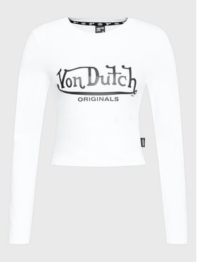 Von Dutch Von Dutch Блузка Blair 6 224 010 Білий Slim Fit