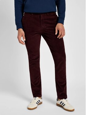 Lee Lee Chinosy SLIM CHINO Czerwony Slim Fit