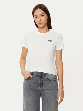 Tommy Jeans Tommy Jeans T-särk DW0DW20153 Valge Regular Fit