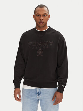 Tommy Jeans Tommy Jeans Felpa Varsity DM0DM20827 Nero Relaxed Fit