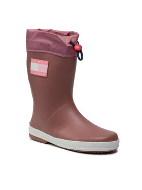 Tommy Hilfiger Tommy Hilfiger Kalosze Rain Boot T3X6-30766-0047 S Różowy