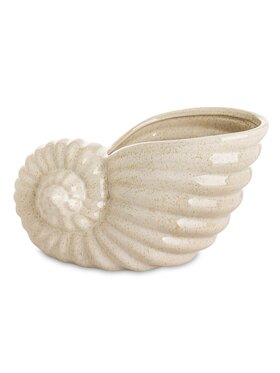 MIAhome MIAhome Wazon ceramiczny w kształcie muszli SEASHELL Beżowy