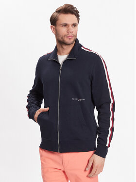 Tommy Hilfiger Tommy Hilfiger Felpa Global Stripe Tape MW0MW30020 Blu scuro Regular Fit