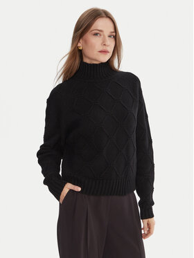 Elisabetta Franchi Elisabetta Franchi Rolák MK-55T-57E2-V420 Černá Regular Fit