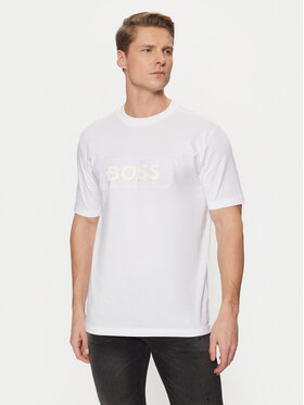 BOSS BOSS Tricou 50531271 Alb Regular Fit