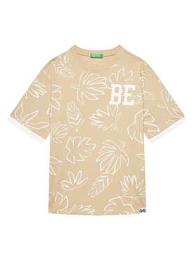 United Colors Of Benetton United Colors Of Benetton T-shirt 34D3C10BM Bijela Regular Fit