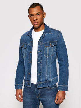 Lee Lee Giacca di jeans Rider L89RNLQN 112123891 Blu scuro Slim Fit
