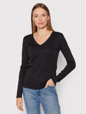United Colors Of Benetton United Colors Of Benetton Bluzka 3GA2E4245 Czarny Regular Fit