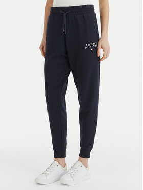 Tommy Hilfiger Tommy Hilfiger Melegítő alsó UW0UW04522 Sötétkék Regular Fit