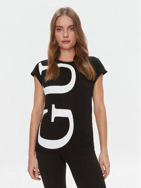 Guess Guess T-shirt Giulia V4RI11 K68D2 Crna Regular Fit