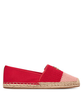 Tommy Hilfiger Tommy Hilfiger Espadrilky Script Crochet Espadrille FW0FW09502 Červená