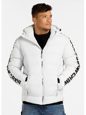 PITBULL PITBULL Kurtka zimowa Kurtka zimowa męska Airway IV 3XL Biały Regular Fit