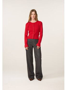 Fabienne Chapot Fabienne Chapot Kardigan 6962-1629-174 Czerwony Regular Fit