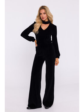 Made of Emotion Made of Emotion Kuloty M830 Czarny Wide Leg