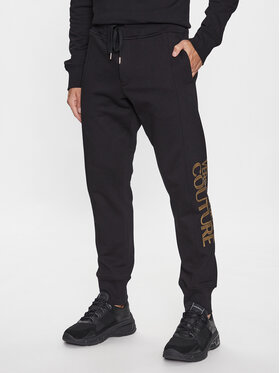 Versace Jeans Couture Versace Jeans Couture Долнище анцуг 75GAAT01 Черен Regular Fit