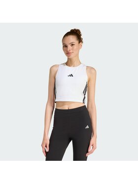 adidas adidas Top 158749 Biały Slim Fit