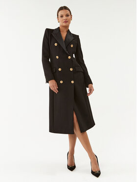 Elisabetta Franchi Elisabetta Franchi Pārejas mētelis CP-004-36E2-V1300 Melns Regular Fit