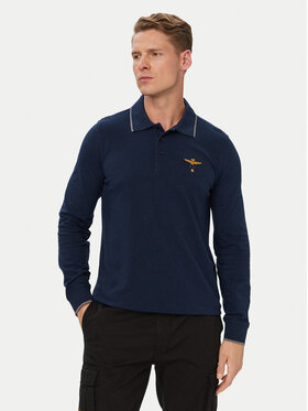 Aeronautica Militare Aeronautica Militare Polo marškinėliai 262PO1653UP00082 Tamsiai mėlyna Regular Fit