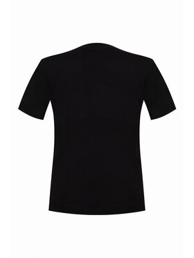 Magda Matyja Magda Matyja T-Shirt RAYA T-SHIRT BLACK Czarny Slim Fit