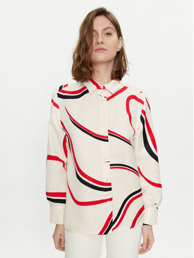 Tommy Hilfiger Tommy Hilfiger Cămașă WW0WW41838 Bej Relaxed Fit