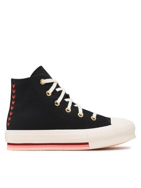 Converse Converse Plátenky Chuck Taylor All Star Eva Lift Hi A04953C Čierna