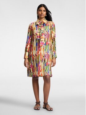 Elena Mirò Elena Mirò Vestito da giorno 7063P000271N001 Crema Regular Fit