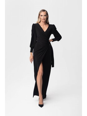 Aurora Aurora Sukienka wieczorowa Cristal Czarny Feminine Fit