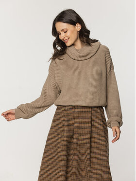 Willsoor Willsoor Sweter 66102 Szary Loose Fit