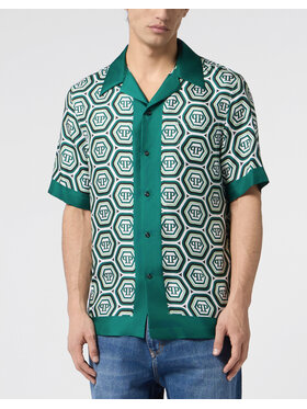PHILIPP PLEIN PHILIPP PLEIN Camicia 30485 Verde Regular Fit