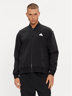 adidas adidas Bluza Embroidery IP4070 Czarny Loose Fit