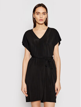 Max Mara Max Mara Letní šaty Pavento 36210518 Černá Regular Fit