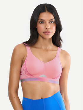 Triumph Triumph Biustonosz sportowy Triaction Cardio Flow 10205923 Różowy