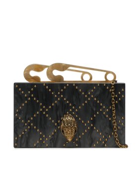 Kurt Geiger Kurt Geiger Дамска чанта 690-Safety Pin Box Clutch 9964200999 Черен
