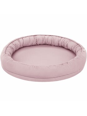 Cotton&Sweets Cotton&Sweets Gniazdo Gniazdko Junior Basic bez falbanki Blush Różowy