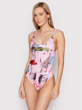 Dsquared2 Underwear Dsquared2 Underwear Бански костюм D6BGC3180.68038 Розов