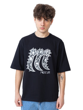 Mercur Mercur T-Shirt Spike Czarny Comfortable Fit