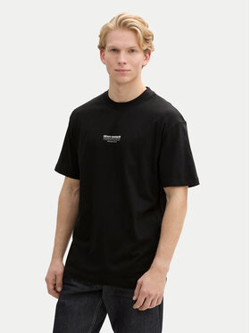 Tom Tailor Denim Tom Tailor Denim T-Shirt 1045021 Μαύρο Relaxed Fit