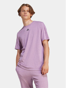 adidas adidas Tricou Mélange IJ8959 Violet Regular Fit