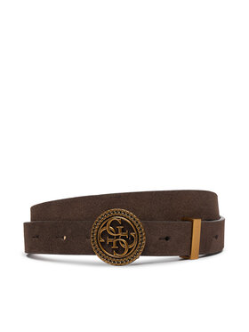 Guess Guess Dámský pásek W5BZ11 L0491 Tmavě hnědá