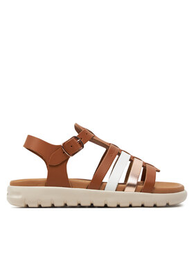 Geox Geox Sandále J Sandal Soleima Gir J35GSB 043CF C6A7F S Hnedá