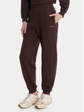 Guess Guess Pantaloni da tuta V6RB15 K9V31 Marrone Regular Fit