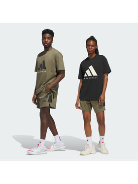 adidas adidas Szorty sportowe 139575 Zielony Loose Fit