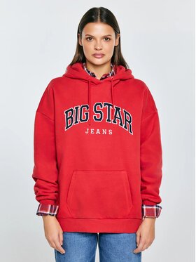 BIG STAR BIG STAR Bluza RUBIALSSA_603_170 Czerwony Basic Fit
