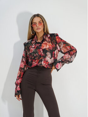 LilaLou LilaLou Koszula Camilla Różowy Regular Fit