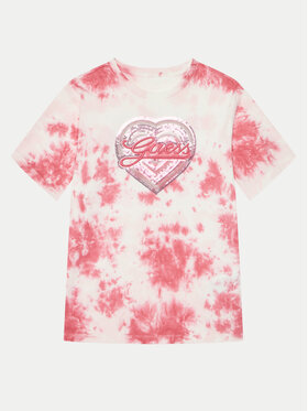 Guess Guess T-Shirt J5RI09 K8HM4 Ροζ Oversize