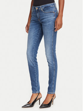Guess Guess Jeans hlače W6YAJ2 D1583 Modra Shaping Fit