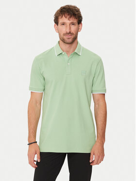 BOSS Boss Polo särk Passertip 50507699 Roheline Slim Fit