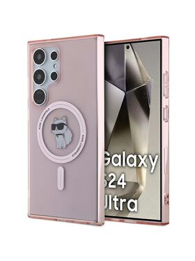 KARL LAGERFELD KARL LAGERFELD Etui na telefon S24 Ultra Różowy