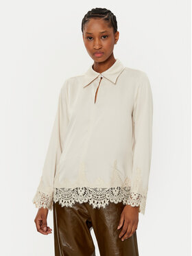 Bruuns Bazaar Bruuns Bazaar Camicia Elaina BBW4270 Écru Regular Fit