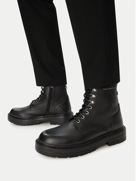 KARL LAGERFELD KARL LAGERFELD Туристически oбувки Miles KL10255 Черен